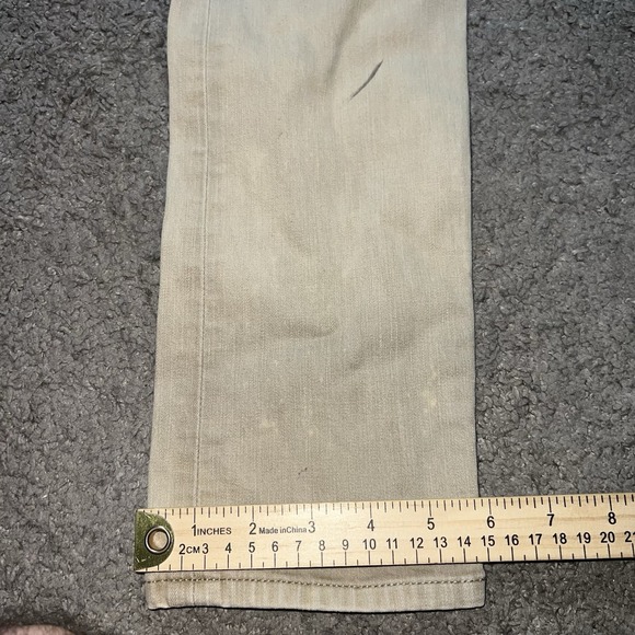 Rag & Bone Jeans Mens 29x32 Brown Khaki Fit 2 Slim Button Fly Denim Pants - Picture 8 of 9